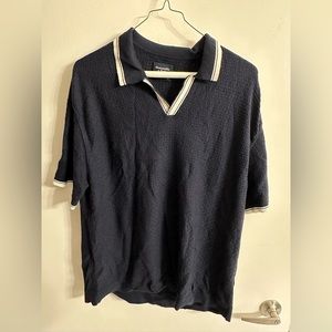 Abercrombie and Fitch Knit Polo XXL